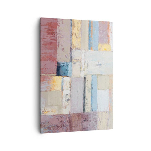 Schilderen op canvas - De rust van geometrie - 50x70 cm