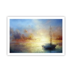 Poster - In een gouden baai - 91x61 cm