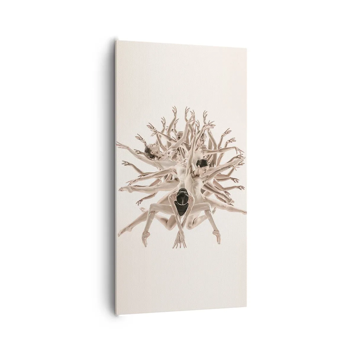 Schilderen op canvas - Bloeiend in dans - 65x120 cm