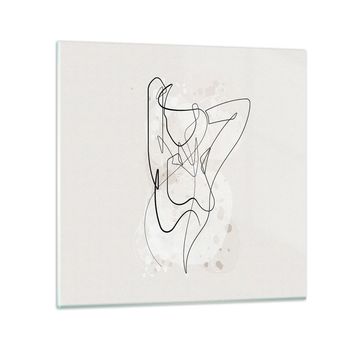 Schilderen op glas - De kunst van het verleiden - 70x70 cm