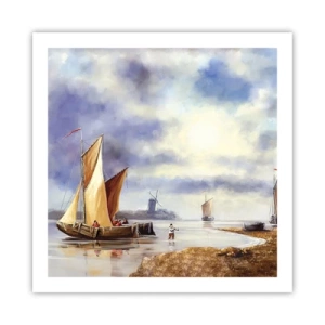 Poster - De terugkeer van zeelieden - 60x60 cm