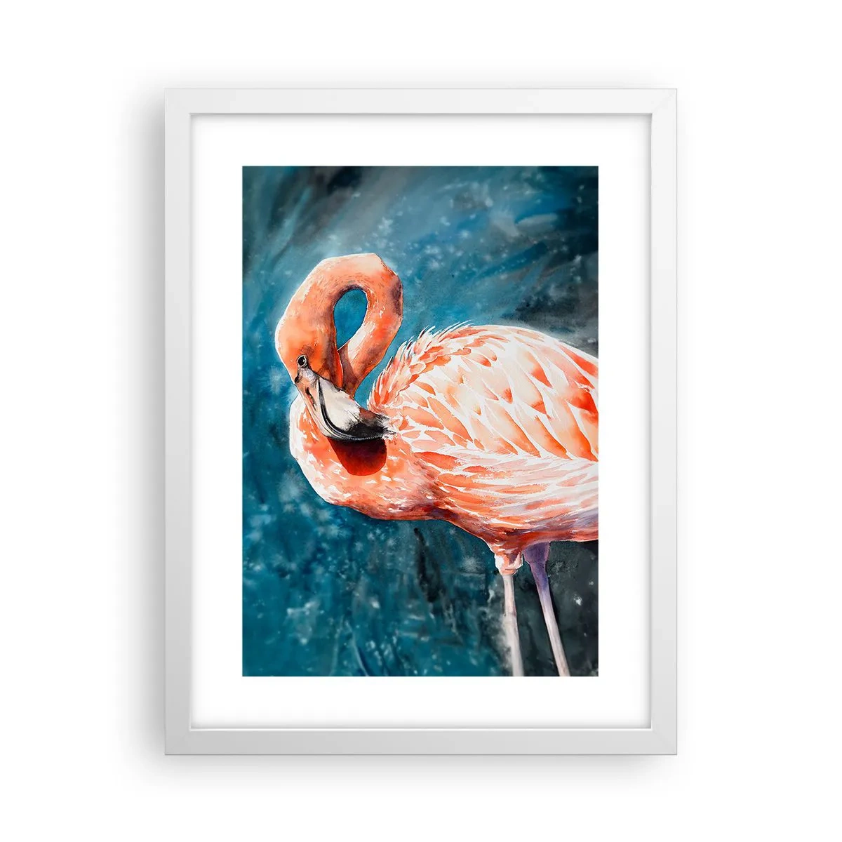 Poster in een witte lijst - Decoratief van aard - 30x40 cm