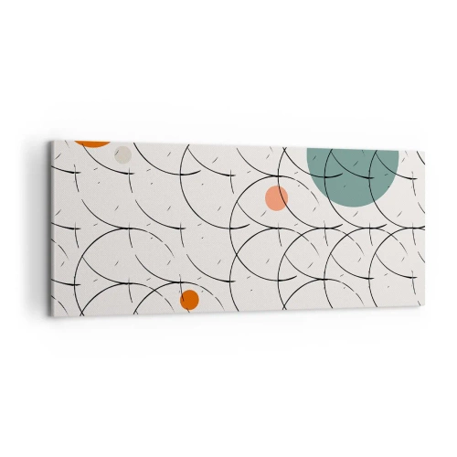 Schilderen op canvas - In de pop-art-sfeer - 100x40 cm