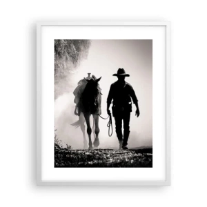 Poster in een witte lijst - Texas ochtend - 40x50 cm