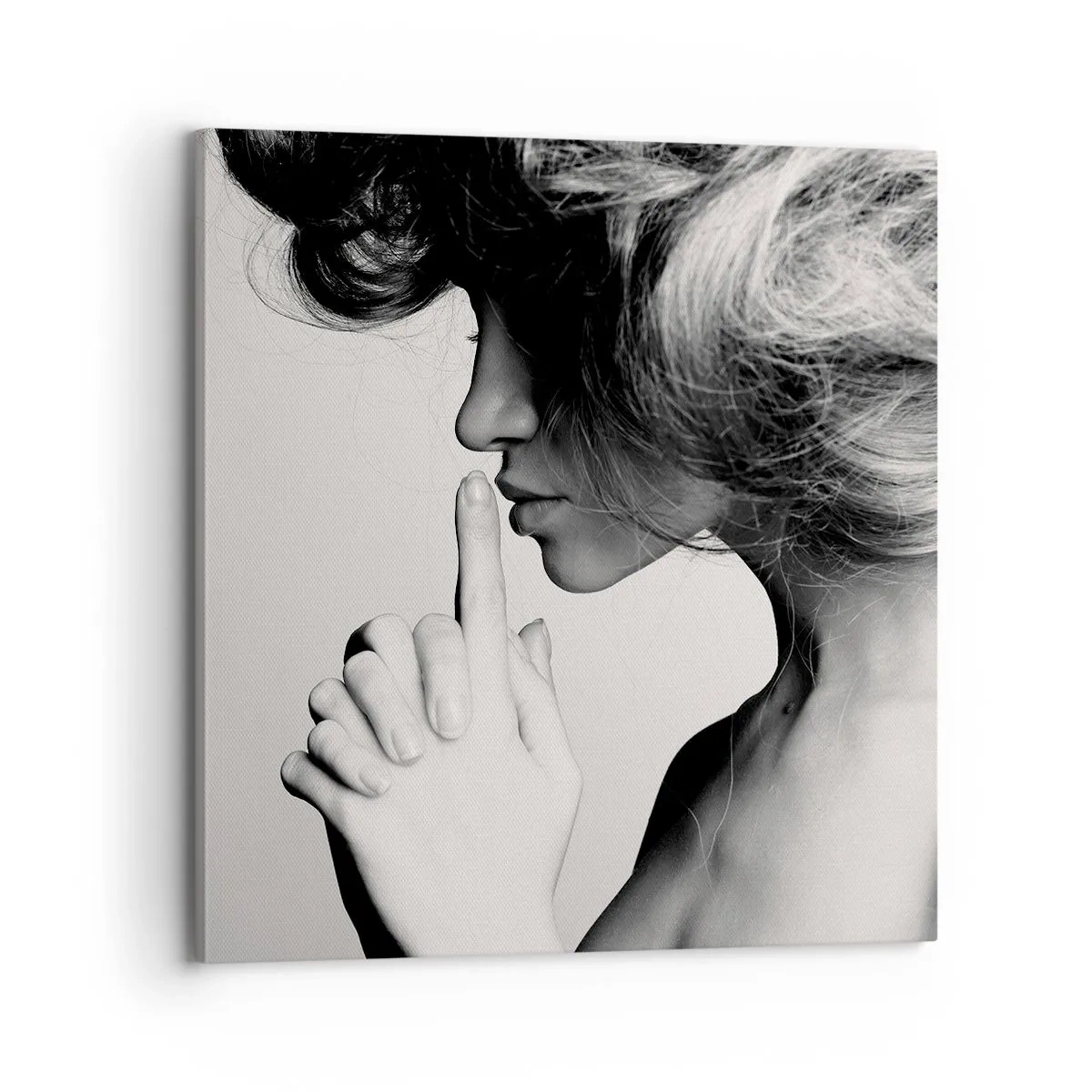 Schilderen op canvas - Luisteren naar zichzelf - 70x70 cm