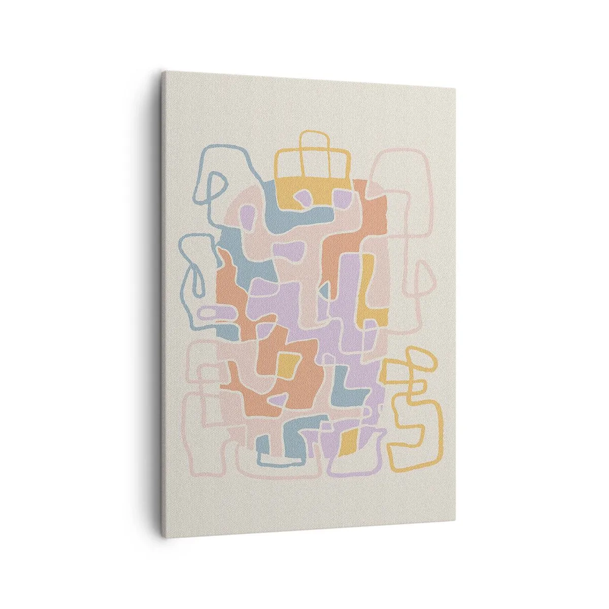 Schilderen op canvas - Labyrint – een vreugdevol avontuur - 50x70 cm