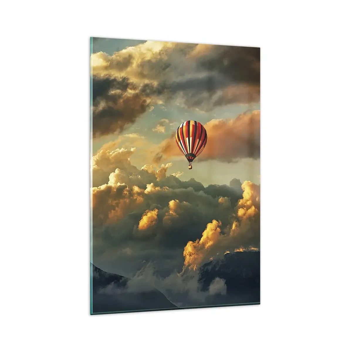 Schilderen op glas - Ik vlieg omdat ik dat wil - 80x120 cm