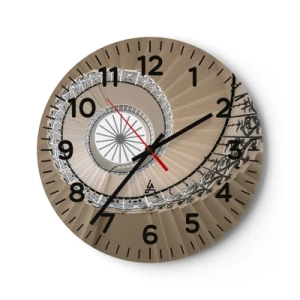 Wandklok - Klok - Binnenin de schaal - 30x30 cm