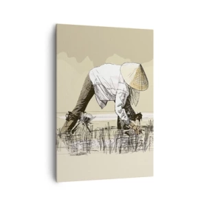 Schilderen op canvas - Succesvolle oogst - 70x100 cm