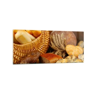 Schilderen op glas - We kwamen er weer mee weg - 120x50 cm