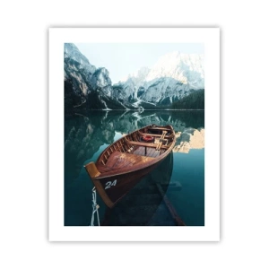 Poster - Alsof het op glas is geschilderd - 40x50 cm