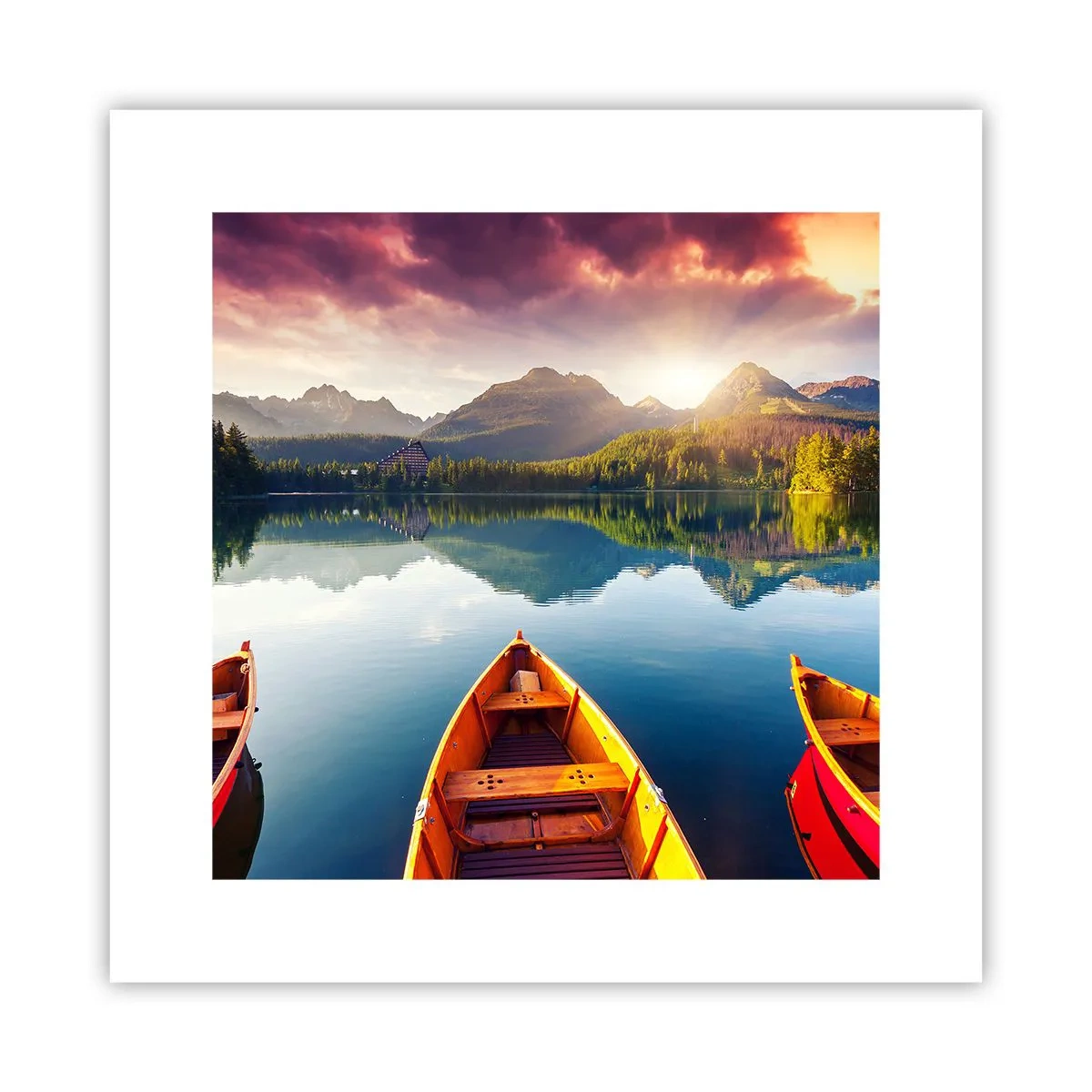 Poster - Niets tegen de natuur - 30x30 cm