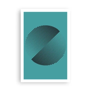 Poster - Cirkel – een geometrische variatie - 61x91 cm