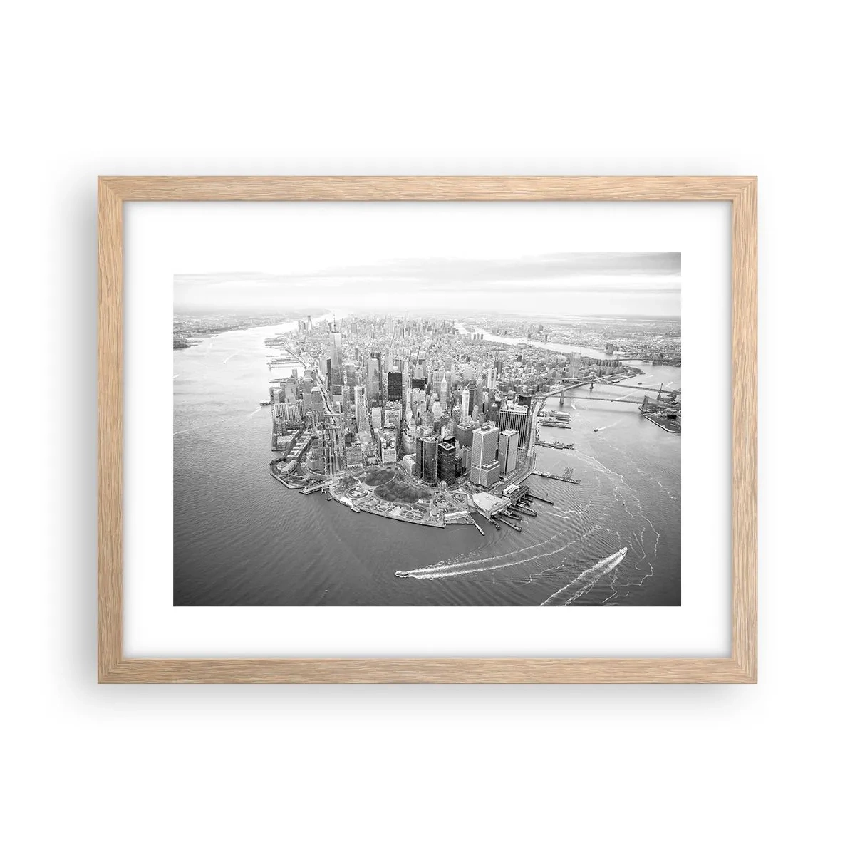 Een poster in een licht eiken lijst - Hoe niet lief te hebben? - 40x30 cm