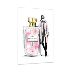 Schilderen op glas - Parijse sensualiteit - 50x70 cm