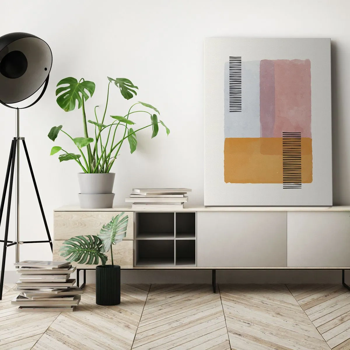 Schilderen op canvas - Van hoek tot hoek - 45x80 cm