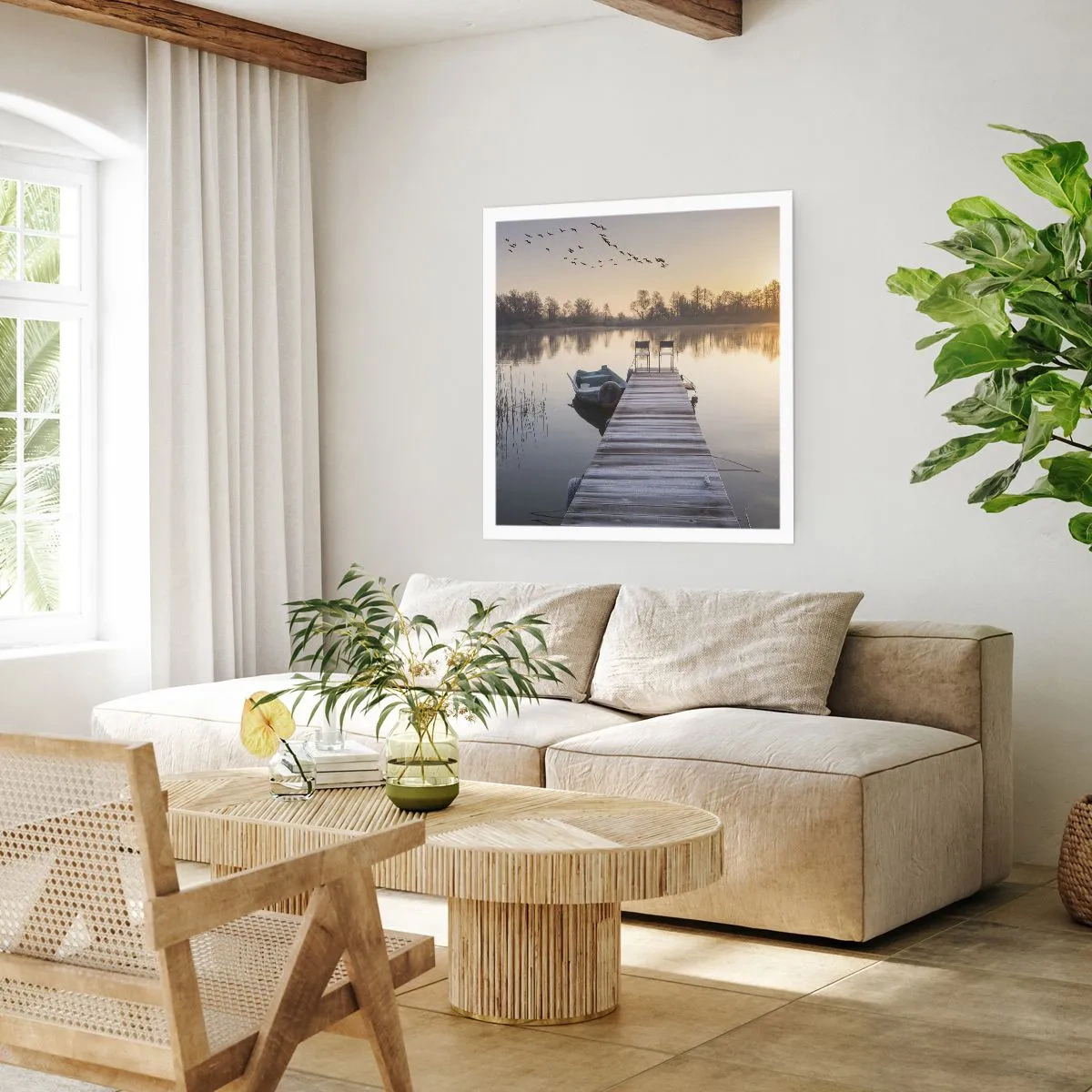 Poster - Ik ben zo terug - 60x60 cm