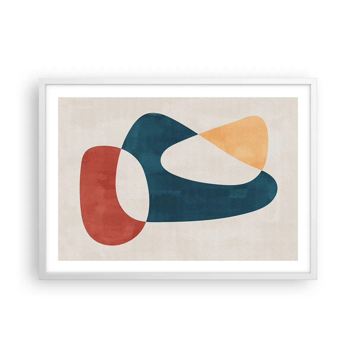 Poster in een witte lijst - Invloeden en metamorfoses - 70x50 cm