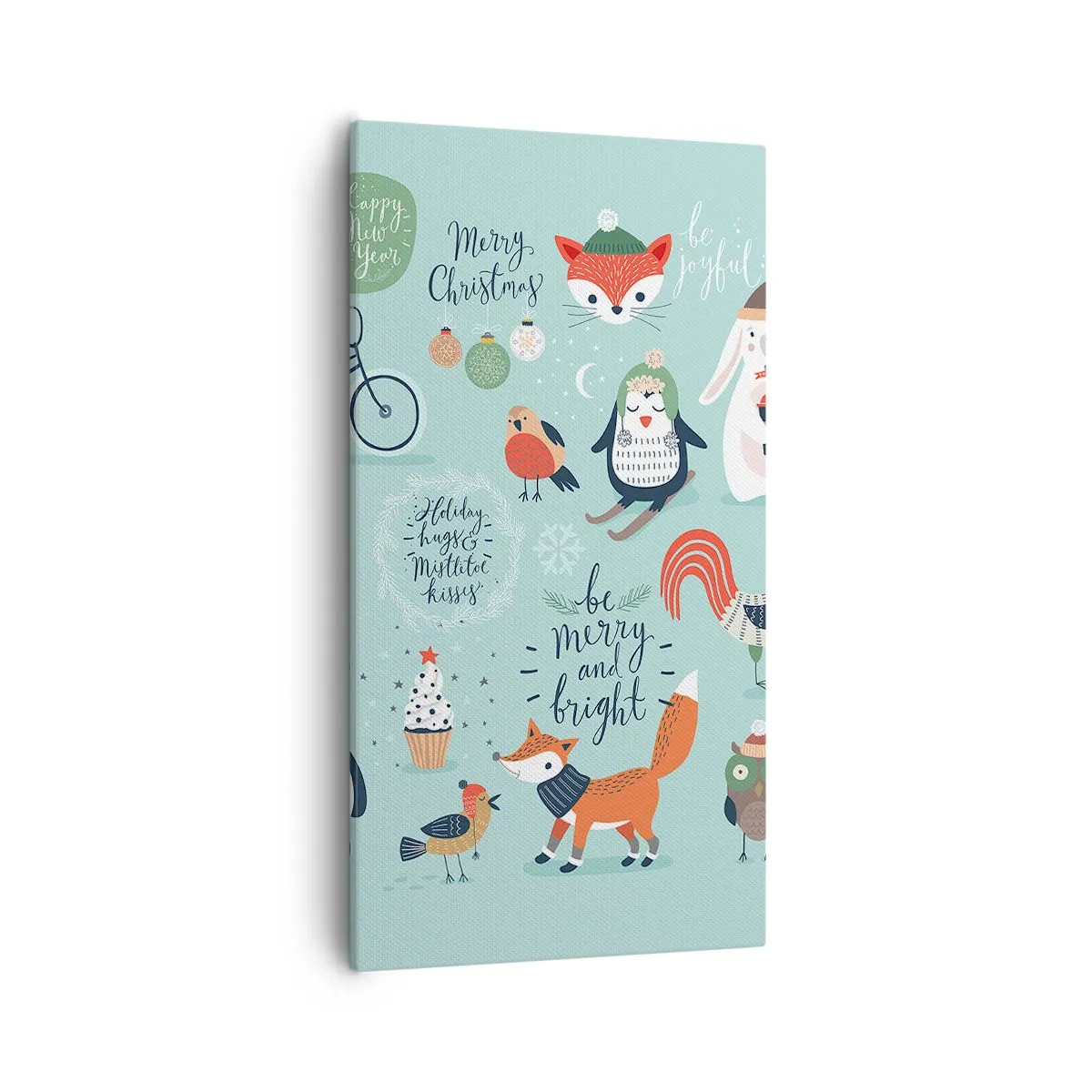 Schilderen op canvas - Moge het altijd kerst zijn! - 55x100 cm