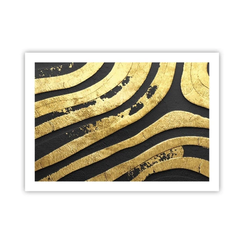 Poster - Alles vloeit - 70x50 cm