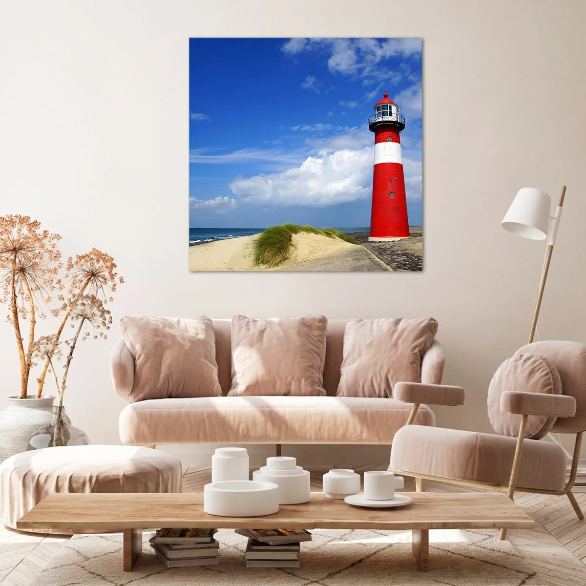 Schilderen op canvas - Een droom eenzame plek - 30x30 cm
