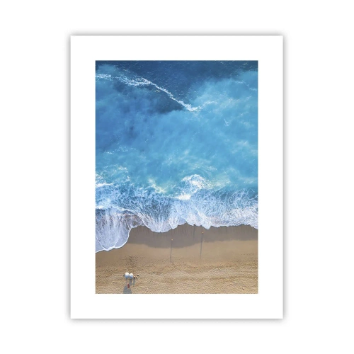 Poster - De kracht van blauw - 30x40 cm