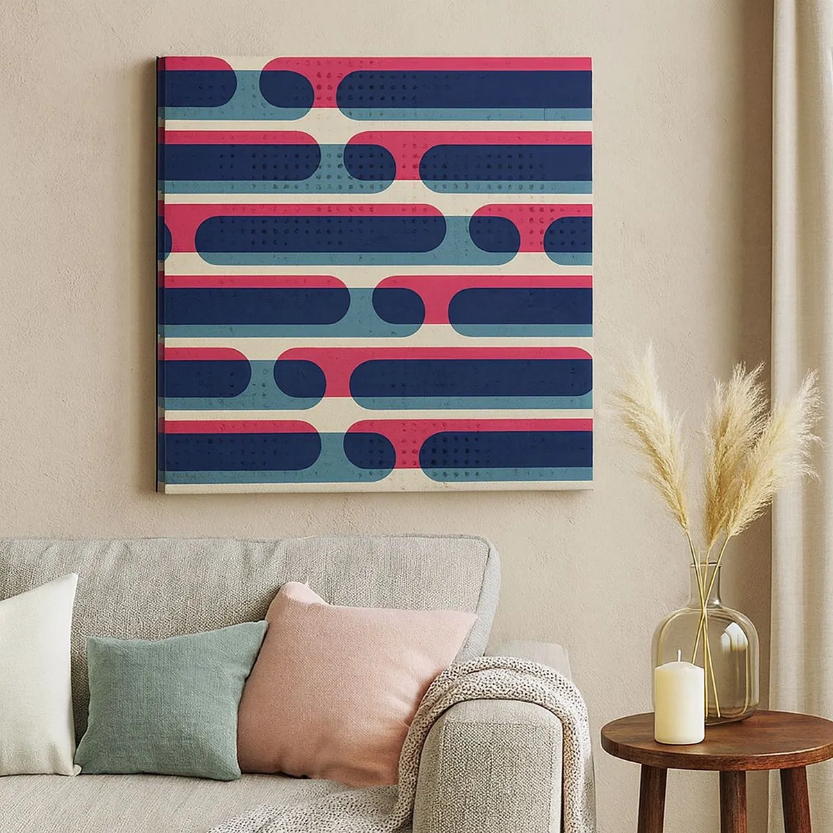 Schilderen op canvas - In de diepte en vooruit - 30x30 cm