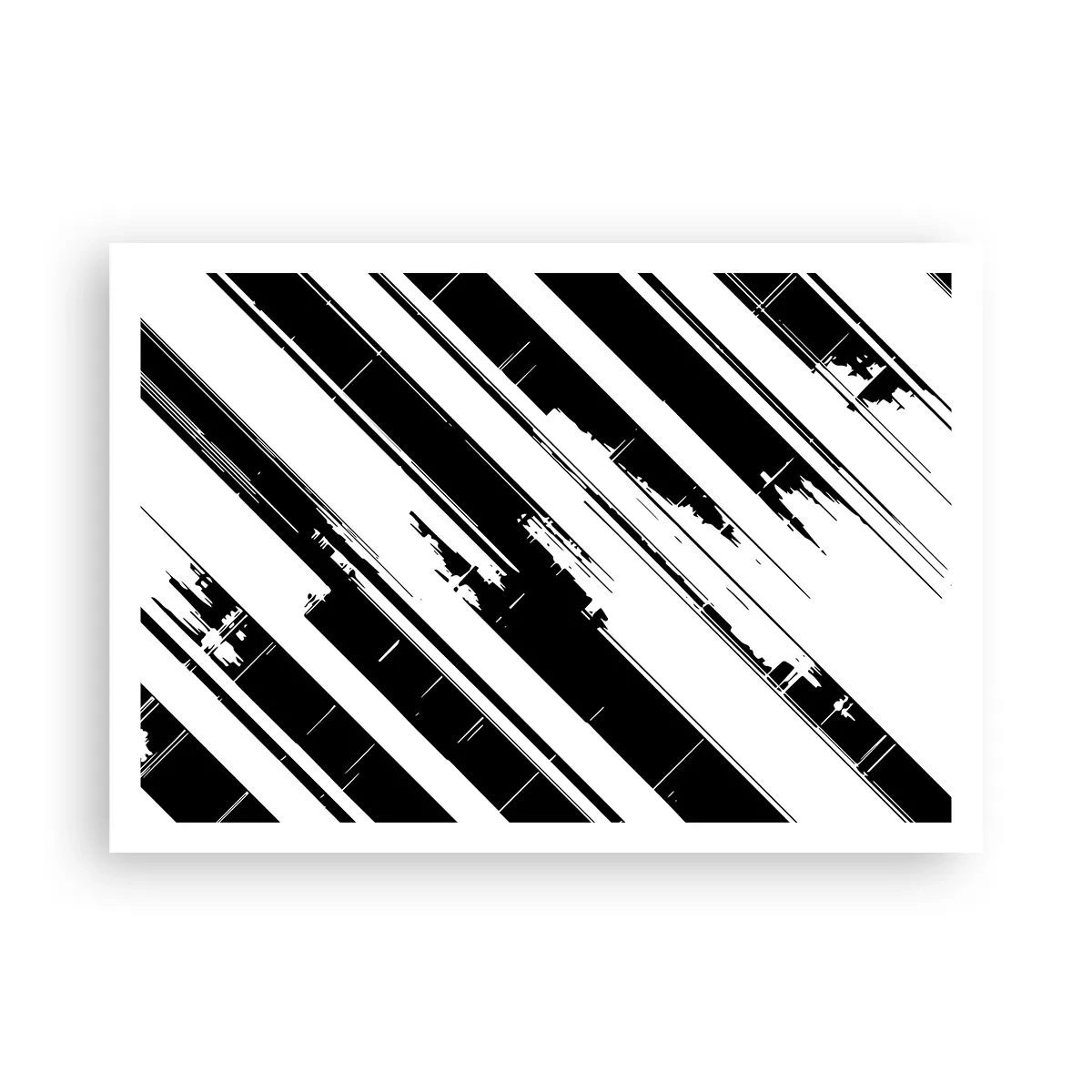 Poster - Een intense en dynamische compositie - 100x70 cm