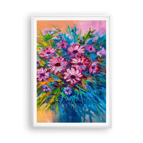 Poster in een witte lijst - Levensenergie - 70x100 cm