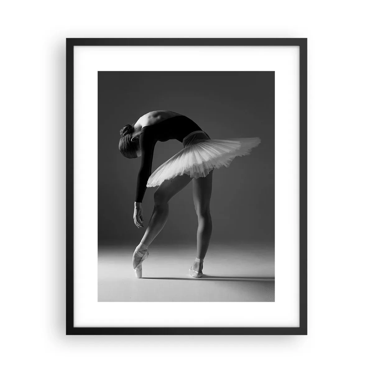 Poster in een zwarte lijst - Bella ballerina - 40x50 cm