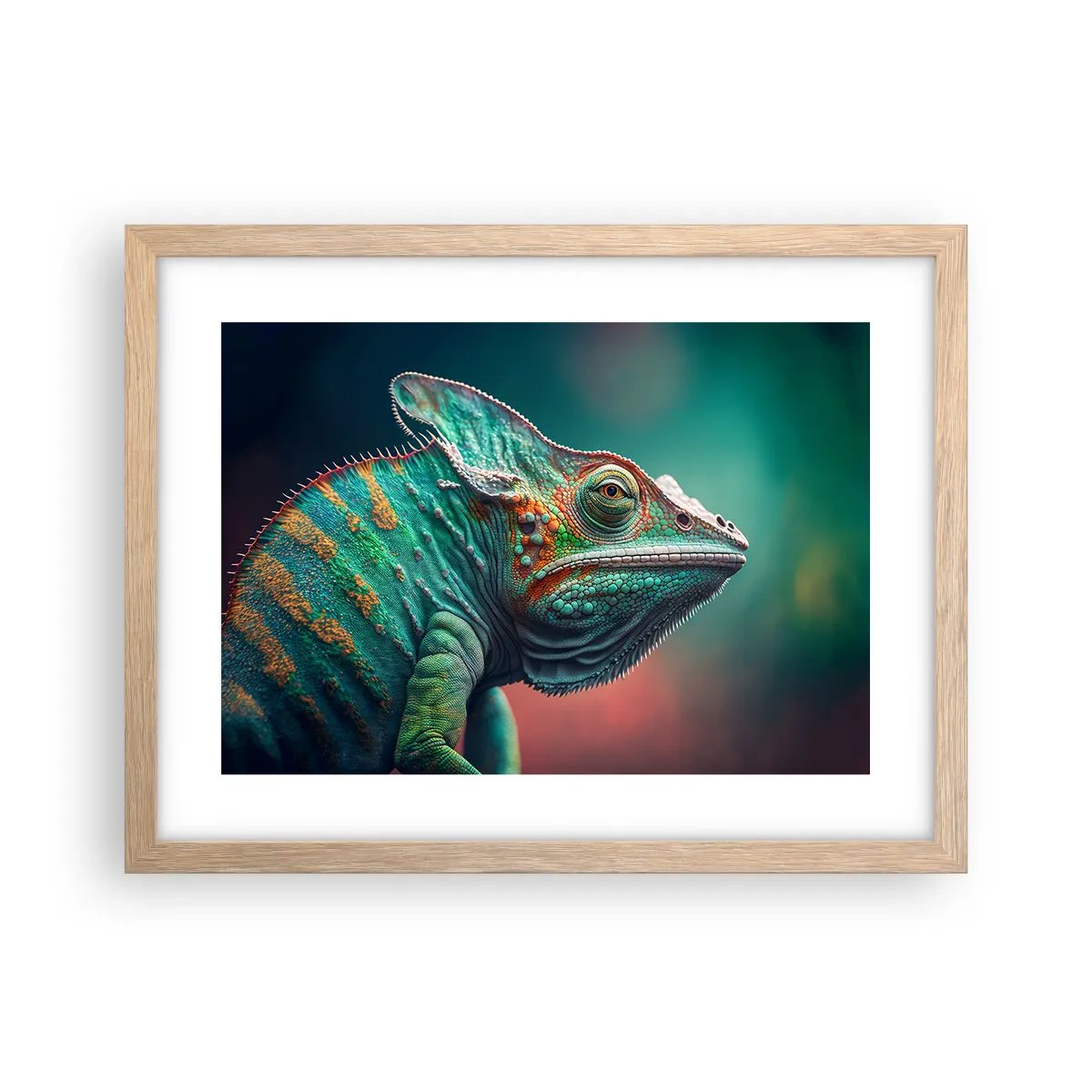 Een poster in een licht eiken lijst - Jij ziet mij? Niet goed… - 40x30 cm