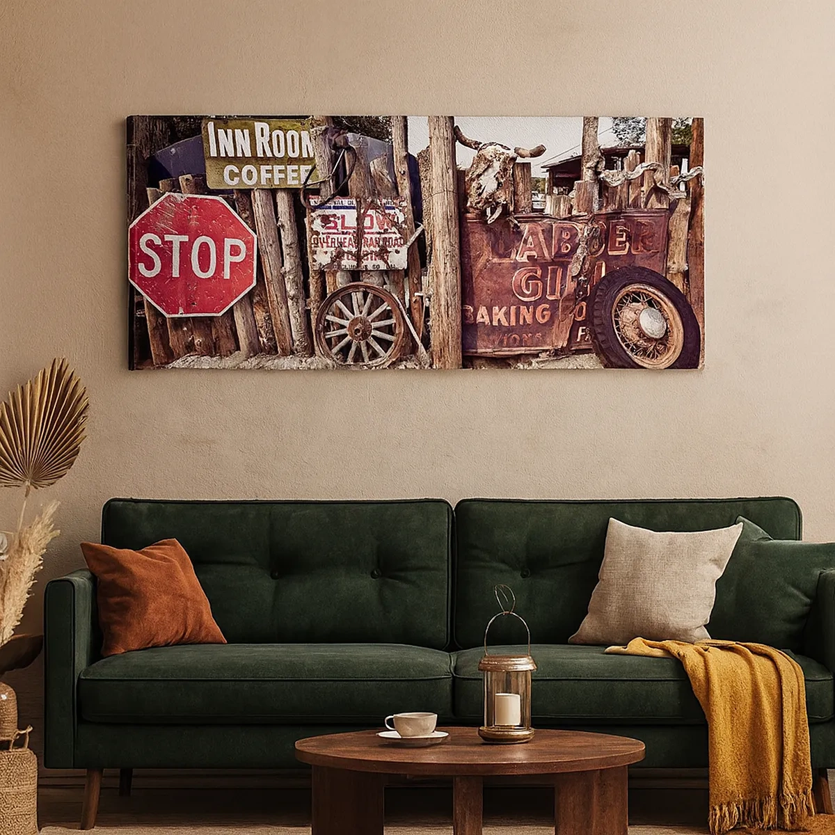 Schilderen op canvas - En de tijd is gestopt - 30x30 cm