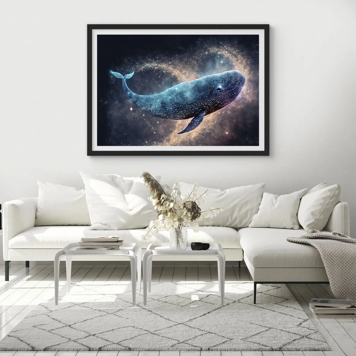 Poster in een zwarte lijst - Er is zo’n wereld… - 70x50 cm