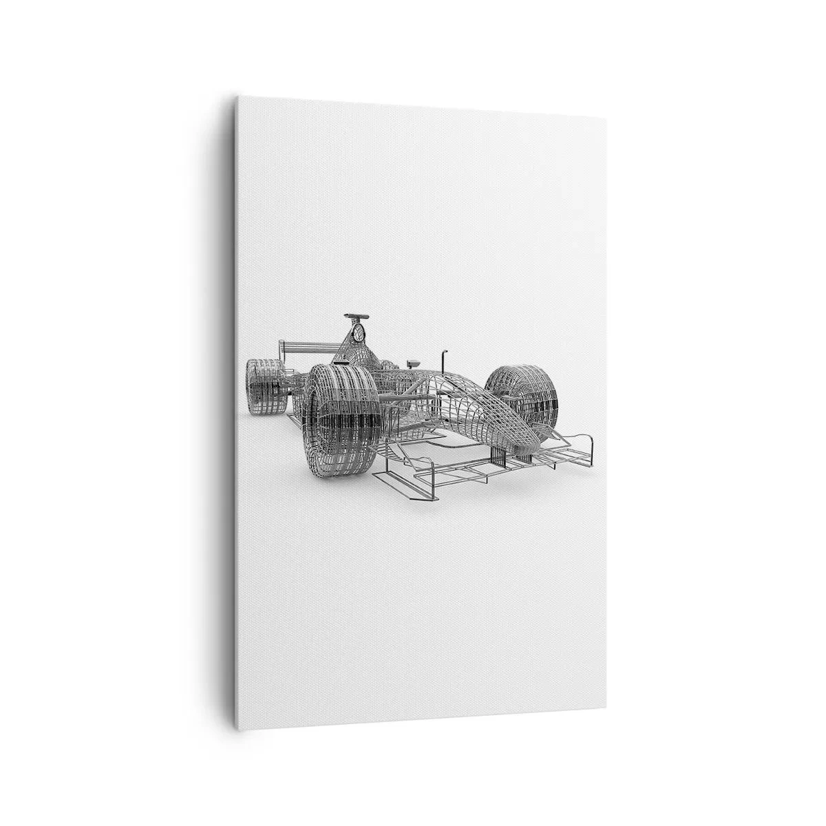 Schilderen op canvas - Perfect ontwerp - het idee van momentum - 80x120 cm