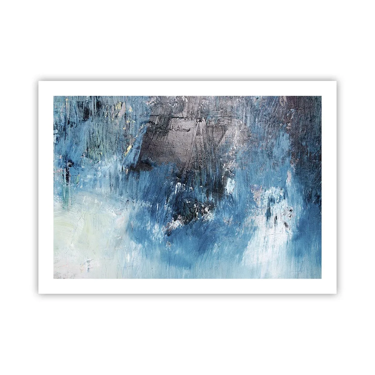 Poster - Rhapsody in Blauw - 70x50 cm