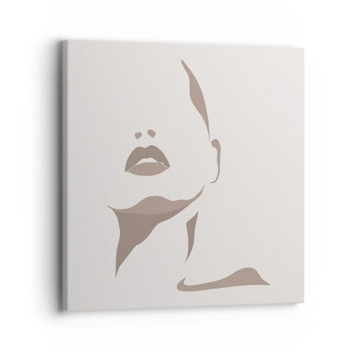 Schilderen op canvas - Gemaakt van licht en schaduw - 30x30 cm