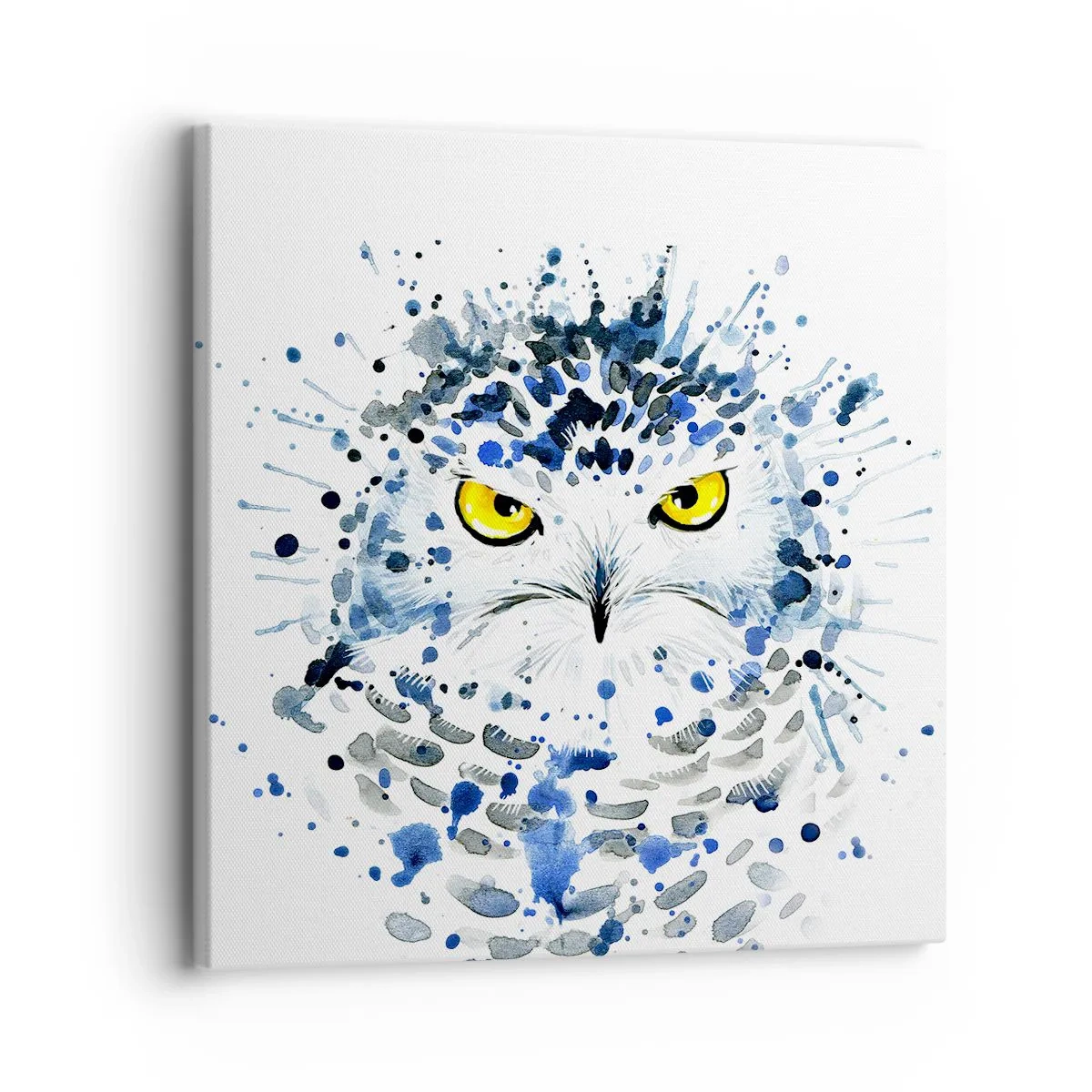 Schilderen op canvas - Recht in de ogen - 30x30 cm