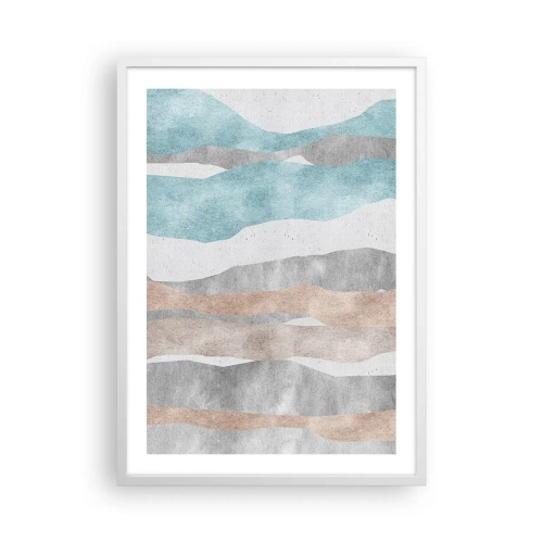 Poster in een witte lijst - Een studie van nabijheid - 50x70 cm