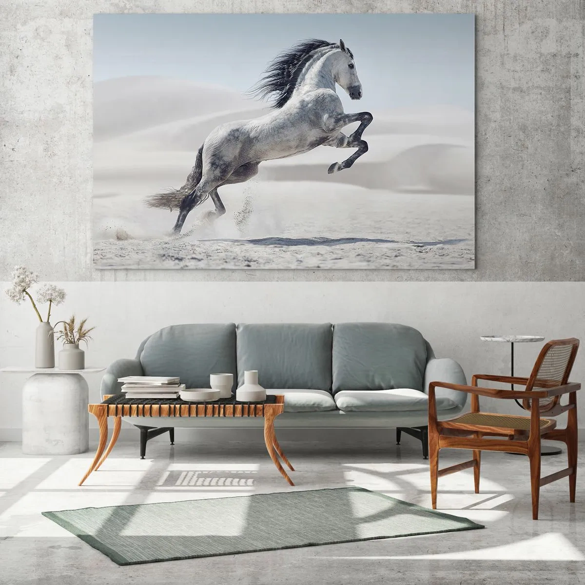 Schilderen op glas - Arabische prins - 120x80 cm