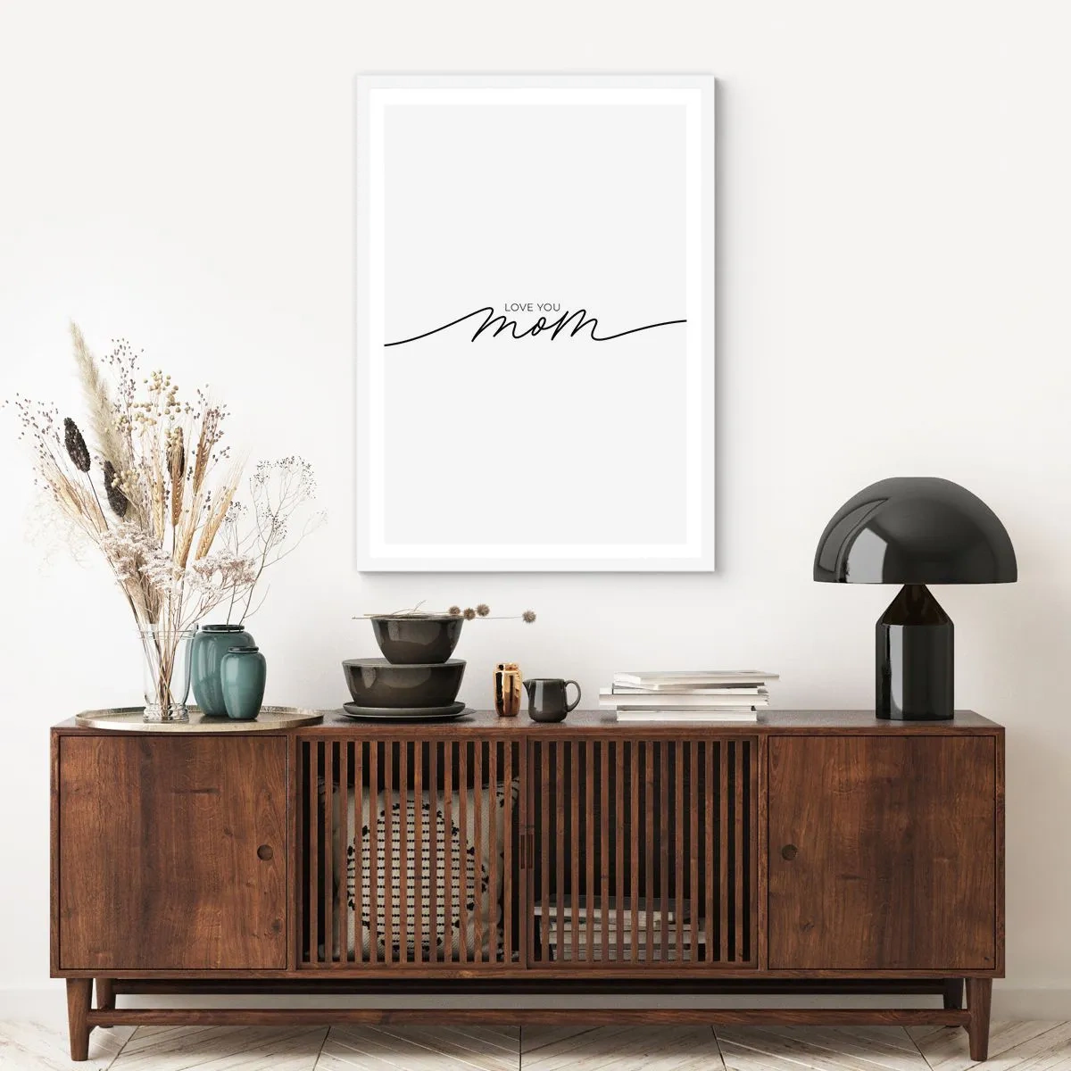 Poster in een witte lijst - Grote emotie - 70x100 cm