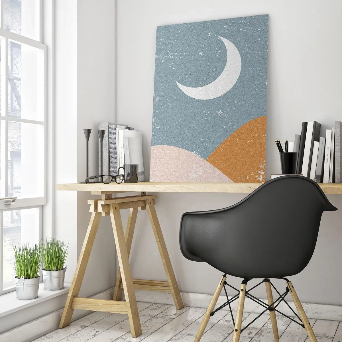 Schilderen op glas - Mirakel van vele nachten - 50x70 cm