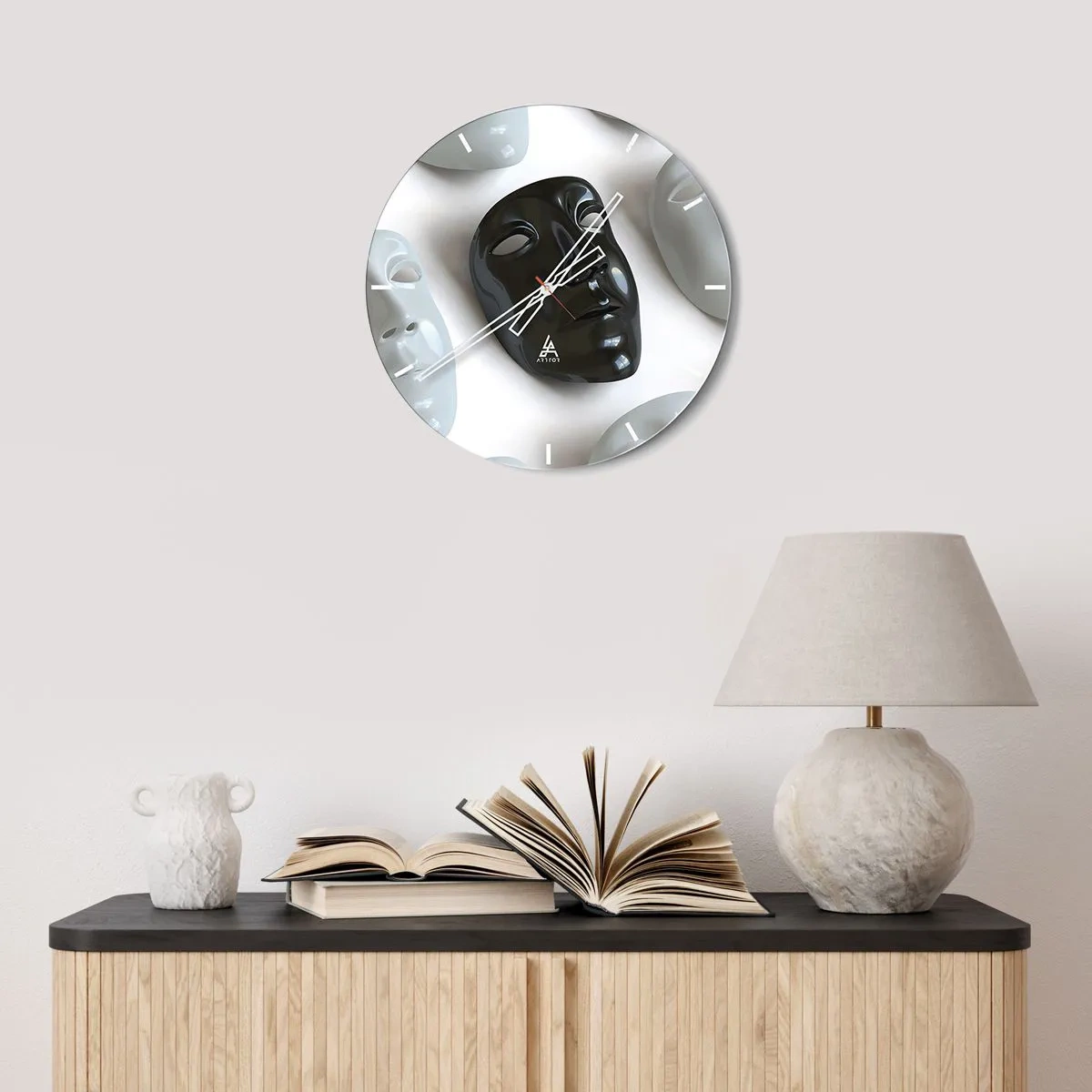 Wandklok - Klok - Hoe opvallen? - 30x30 cm