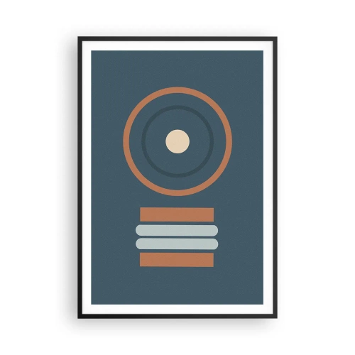 Poster in een zwarte lijst - De essentie van dingen - 70x100 cm