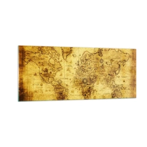 Schilderen op glas - Hoe vreemd os deze wereld  - 100x40 cm