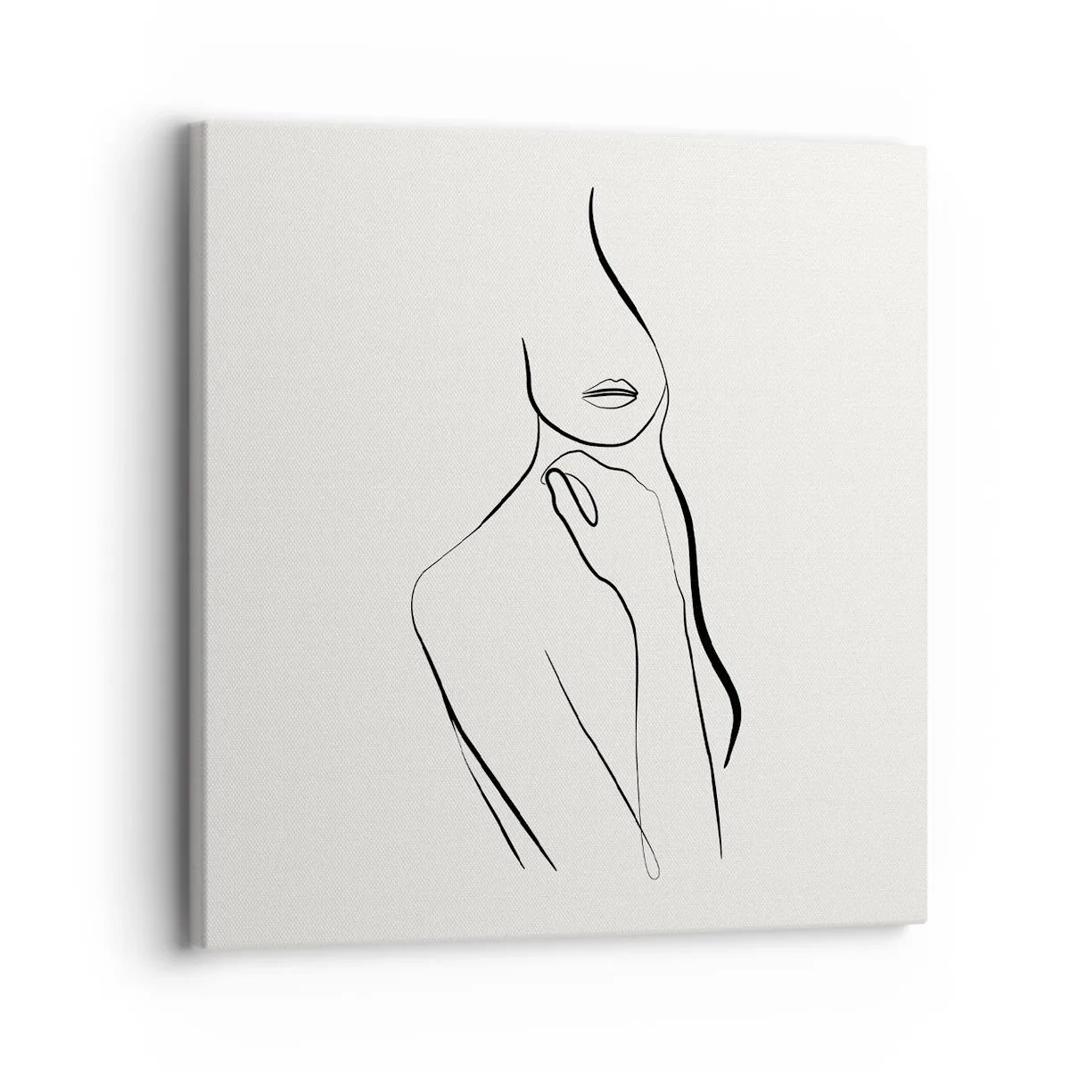 Schilderen op canvas - Een golf van melancholie - 30x30 cm