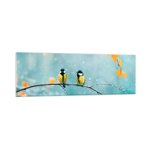Schilderen op glas - Vogelroddel - 160x50 cm