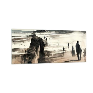 Schilderen op glas - Opgeroepen - 100x40 cm