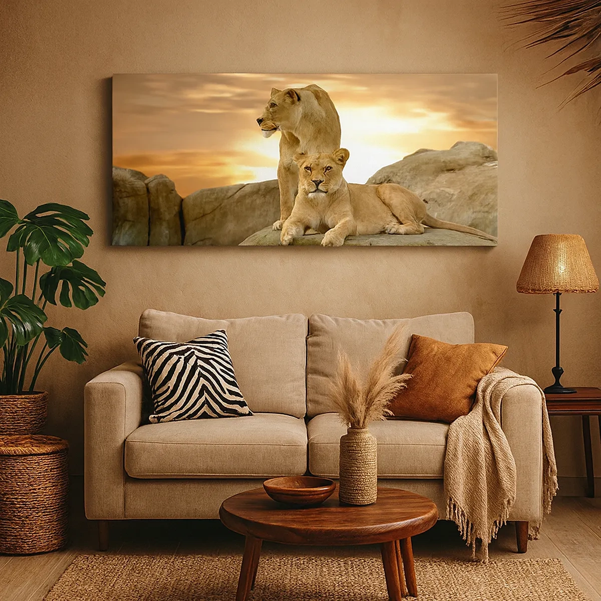 Schilderen op canvas - Koninklijke majesteit - 30x30 cm