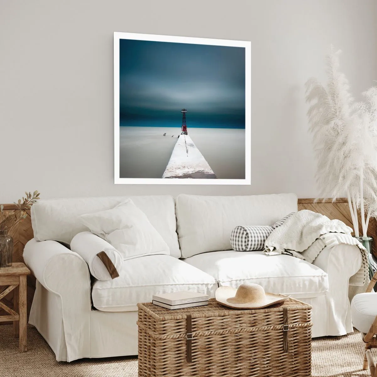 Poster - Om de uitgestrektheid te ontmoeten - 30x30 cm