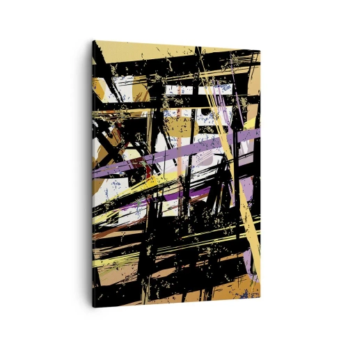 Schilderen op canvas - Een scherp snijden - 50x70 cm